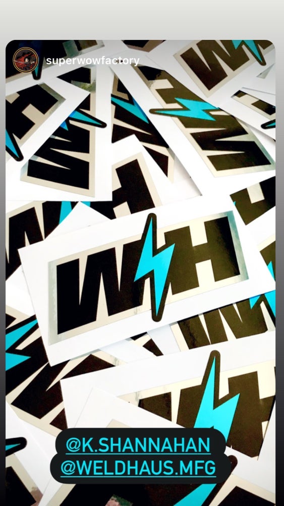Weld Haus Chrome Stickers
